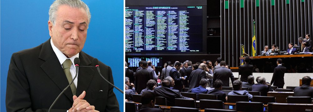 Jornalista Fernando Brito critica o empenho do governo interino de Michel Temer na aprovação do pacote de reajuste aos servidores dos Poderes Executivo, Legislativo e Judiciário na Câmara; "É curioso que isso seja a primeira medida concreta do governo golpista, justamente no momento em que se acusa de 'rombo' e 'orgia de gastos públicos' a administração afastada", diz Brito; ele destaca que o Judiciário Brasileiro custa quatro vezes mais que o da Alemanha, ou dez vezes mais que o da Inglaterra, dos EUA ou da Argentina