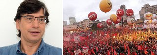 Para o presidente da Fundação Perseu Abramo, Márcio Pochmann, uma grande parcela da classe trabalhadora, cada vez mais assentada no setor de serviços, não se submete mais à hierarquia de organização tradicional, representada pelos sindicatos, associações e partidos; por outro lado, tem sido submetida a grau de precarização e exploração maior; "Não é que eles não podem se organizar, é que não se encontrou ainda uma forma pela qual isso possa ser mais facilmente superado", avalia Pochmann;  segundo ele, os trabalhadores tradicionais perdem participação no total das pessoas que vão às ruas em atos políticos como contra o impeachment