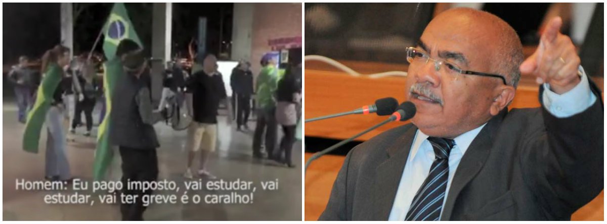 Ao comentar episódio em que um grupo de fascistas entrou na Universidade de Brasília com bombas, cassetetes e gritando em defesa de Bolsonaro e contra cotistas, "comunistas safados" e "gays parasitas", o deputado distrital Chico Vigilante (PT-DF) cobra a Polícia Federal para que "investigue com rigor" esse caso; para ele, "isso é o ovo da serpente que vem sendo chocado ao longo dos últimos tempos. Tempos estes de discriminação aos negros, homossexuais, pobres e petistas que vem a causar absurdos como o visto ontem na UnB"