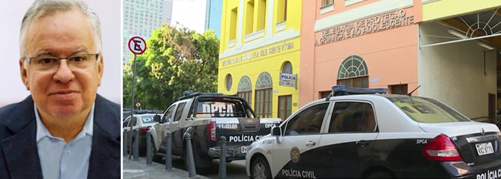 Delegacia de Proteção à Criança e ao Adolescente Vítima da Polícia Civil do Rio fará busca e apreensão nos endereços do coronel reformado da PM, Pedro Chavarry Duarte, 62 anos, autuado em flagrante por estupro de vulnerável e corrupção; da irmã dele, Isabela Pimenta de Souza; e de Thuane Pimenta dos Santos, suspeita de entregar a criança de 2 anos ao militar