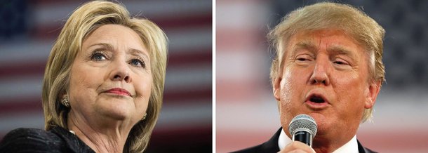 A vantagem de Hillary Clinton, candidata democrata à Presidência dos Estados Unidos, sobre o republicano Donald Trump entre os prováveis eleitores norte-americanos caiu para a casa de um dígito pela primeira vez em quase duas semanas, de acordo com pesquisa da Reuters/Ipsos divulgada nesta sexta (1º); o levantamento realizado de 27 de junho a 1° de julho mostrou uma vantagem de 9,4 pontos percentuais para a ex-secretária de Estado sobre o empresário de Nova York, uma leve redução em relação à liderança de 11,2 pontos da pesquisa anterior feita no período de cinco dias terminado em 28 de junho