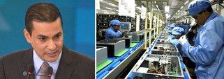 O ministro da Indústria, Comércio Exterior e Serviços, Marcos Pereira, disse nesta segunda-feira 4 que a pesquisa Ibope que apontou que 73% dos brasileiros não aprovam o governo Temer "faz parte do momento em que do Brasil está vivendo. Recebemos o país em uma crise profunda"; sobre a queda brusca na indústria em agosto, a maior em quatro anos, depois de cinco meses de alta, ele disse ver com "preocupação" e que o número também é consequência "da crise em que recebemos o país"