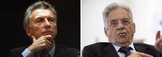 Presidente da Argentina, Mauricio Macri, se encontrou com o ex-presidente tucano Fernando Henrique Cardoso em sua residência, em Buenos Aires, nesta sexta-feira 23, informa a agência EFE; objetivo foi discutir o desenvolvimento econômico da América Latina e as relações bilaterais entre os dois países; desde que assumiu o governo, no fim de 2015, a política neoliberal do governo Macri aprofundou a recessão e a crise econômica na Argentina; em julho, o desemprego alcançou 9,3% e a produção industrial caiu 7,9%; Macri já promoveu até hoje uma série de ajustes que resultaram em 1,4 milhão de novos pobres