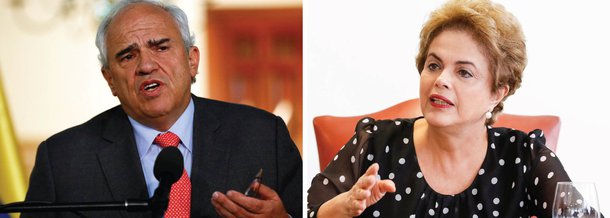 Secretário-geral da União das Nações Sul-Americanas (Unasul), Ernesto Samper, defendeu "que a presidenta tenha o direito de legítima defesa" e afirmou que "não há uma imputação que razoavelmente possa levar a pensar hoje que se justifica sua desvinculação permanente do Poder Executivo"; segundo ele, o resultado do impeachment afetará a região; "O Brasil é um ator muito poderoso na região, pesa muito, e seria ingênuo desconhecer que o que acontece no Brasil não vai, de alguma forma, afetar para o bem ou para o mal o que acontece na região. E isto não é uma exceção"