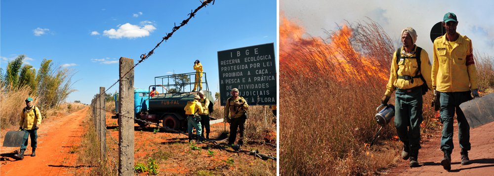 A área queimada em incêndios florestais no Distrito Federal atingiu 12.396,93 hectares (cada hectare corresponde a 10 mil metros quadrados, um quadrado com laterais de cem metros) de janeiro a agosto deste ano; a área queimada é 143,6% maior do que a atingida por incêndios no mesmo período do ano passado, quando 5.087,98 hectares foram atingidos; entre janeiro e 14 de setembro de 2016, os bombeiros receberam 5.542 pedidos de atendimento, índice 10,6% maior que o registrado em todo ano de 2015 (5.010)