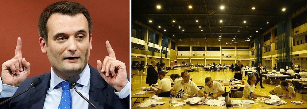 Partido da extrema direita francesa, a Frente Nacional, pediu por um referendo sobre permanência na União Europeia após o Reino Unido deixar o bloco; "A liberdade dos povos sempre vence no final! Bravo ao Reino Unido", disse o vice-líder da Frente Nacional, Florian Philippot, no Twitter; "Nossa vez agora #Brexit #Frexit", usando termos em inglês para as campanha de saída britânica e francesa