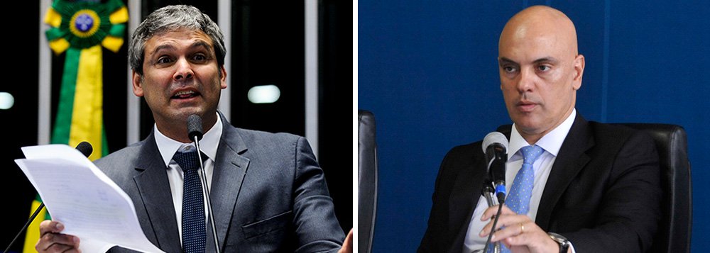 Senador Lindbergh Farias (PT-RJ) lembra a declaração do ministro da Justiça, Alexandre de Moraes, que adiantou a 35ª fase da investigação neste domingo, durante um ato tucano, e pergunta: "é ou não é um indício escandaloso de aparelhamento e uso político da Lava Jato como 'operação boca de urna' contra o PT?"