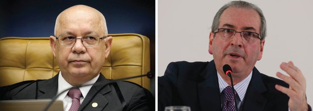 Ministro do Teori Zavascki, relator da Lava Jato no STF, indeferiu pedido de liminar do deputado afastado Eduardo Cunha (PMDB-RJ) para suspender ação por improbidade instaurada contra ele na 6ª Vara Federal do Paraná, onde foi determinada a indisponibilidade dos bens de Cunha; Teori negou o pedido, afirmando que "a alegada usurpação da competência dessa suprema corte não se mostra evidenciada a ponto de justificar, desde logo, a concessão da liminar requerida, a qual, portanto, fica indeferida"