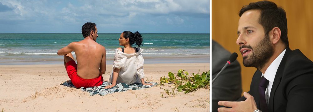 Marcelo Calero, ministro da cultura do governo interino de Michel Temer, foi ao Rio Grande do Sul, na noite desta sexta, para assistir ao filme pernambucano Aquarius, de Kleber Mendonça Filho, que abriu a programação do Festival de Cinema de Gramado; antes do início da projeção, quando a marca do ministério apareceu na tela, uma parte da plateia o vaiou com intensidade e o chamou de “golpista” repetidamente