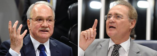 Ministro do Supremo Tribunal Federal (STF) Edson Fachin negou pedido da Procuradoria-Geral da República (PGR) para retirar o sigilo do inquérito no qual o presidente do Senado, Renan Calheiros (PMDB-AL), é acusado do crime de peculato; ministro entendeu que a investigação envolve informações sobre questões familiares, que devem ser protegidas; segundo a denúncia, Calheiros teria supostamente usado o lobista de uma empreiteira para pagar pensão à filha que teve fora do casamento e de também ter adulterado documentos