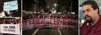 "O protesto tem como objetivo denunciar o governo ilegítimo do país, o risco aos direitos sociais com as propostas levadas a cabo pelo governo Temer e a calamidade olímpica", afirma Guilherme Boulos, da Frente Povo sem Medo; estima-se que os protestos levarão 15 mil pessoas às ruas do Rio de Janeiro; na cerimônia de abertura, organização pretende colocar o som nas alturas para abafar a vaia a Michel Temer