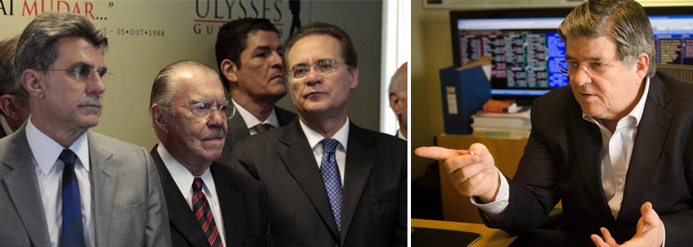 Ex-presidente da Transpetro e delator da Operação Lava Jato Sérgio Machado disse em depoimento ter conversado com o presidente do Senado, Renan Calheiros (AL), com o senador Romero Jucá (RR) e com o ex-presidente da República José Sarney, todos do PMDB, sobre os riscos dos acordos de leniência das empreiteiras, principalmente Queiroz Galvão e Camargo Corrêa; "porque empresas que poderiam vir a fazer delação tinham mantido relações com o depoente e feito doações de vantagens ilícitas"