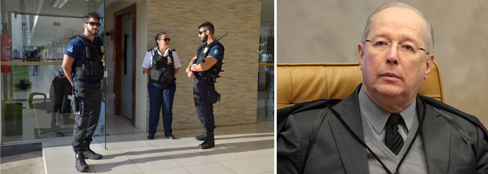 Ministro Celso de Mello, do Supremo Tribunal Federal (STF), questionou nessa sexta-feira, 24, o juiz federal Paulo Bueno de Azevedo, sobre a decisão dele de autorizar a busca e apreensão no apartamento funcional da senadora Gleisi Hoffmann (PT-PR), que resultou na prisão do ex-ministro Paulo Bernardo, marido de Gleisi, no âmbito da operação Custo Brasil; Mello atendeu a um questionamento do presidente do Senado, Renan Calheiros (PMDB-AL), sob alegação de que o imóvel pertence ao Senado e, portanto, o juiz não teria jurisdição para autorizar entrada no local