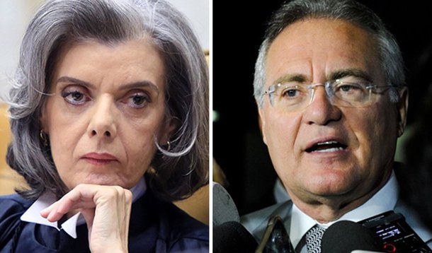 A ministra Cármen Lúcia, presidente do STF (Supremo Tribunal Federal), marcou para a próxima quinta-feira, 3 de novembro, o julgamento de uma ação que pode abrir caminho para retirar Renan Calheiros da presidência do Senado, diz o blog de Josias de Souza; o Supremo precisará decidir se um réu pode ocupar cargos situados na linha de sucessão da Presidência da República.; como presidente do Senado, Renan é hoje a terceira autoridade na rota sucessória