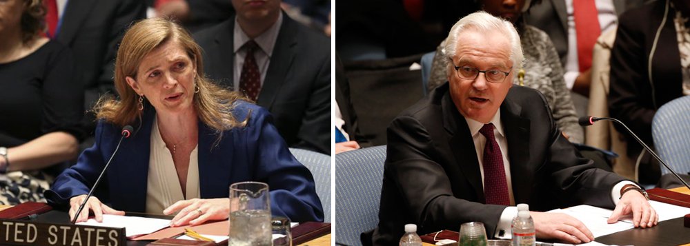 Os embaixadores dos EUA e da Rússia nas Nações Unidas, Samantha Power e Vitaly Churkin, declaram “estar fartos” um de outro no Conselho de Segurança; na noite de ontem, a Rússia convocou uma reunião do conselho, depois que os Estados Unidos violaram o acordo de cessar-fogo e dispararam contra o Exército sírio, num ataque que foi interpretado como uma ajuda ao Estado Islâmico