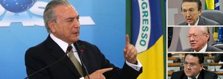 Às vésperas do começo do julgamento final do impeachment no Senado, o presidente interino Michel Temer tem recebido senadores nordestinos que evitaram se posicionar em público sobre a votação; nesta terça, ele se encontrou com Edson Lobão (PMDB-MA), João Alberto Souza (PMDB-MA) e Roberto Rocha (PSB-MA); e receberá ainda Ciro Nogueira (PP-PI) e Eduardo Amorim (PSC-SE); para azar do interino, no Nordeste, a grande maioria da população rejeita o impeachment