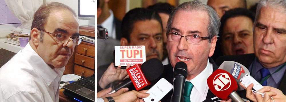 Jornalista Marcelo Auler destaca, em seu blog, que já havia apontado essa possibilidade em abril; "A renúncia de Eduardo Cunha à presidência da Câmara não deve ser vista apenas como uma 'jogada' para salvar o mandato parlamentar dele, o que parece óbvio a todos. Mas ela pode esconder uma aposta muito mais forte, a da absolvição do parlamentar nos processos criminais que ele responde", afirma