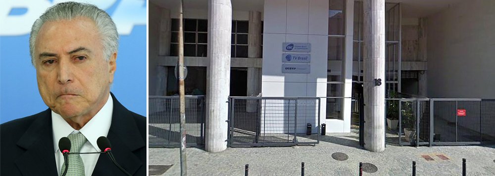 Sem legitimidade das urnas e sem ter sido nem mesmo confirmado presidente em definitivo após o processo de impeachment, que a cada que passa se consolida no imaginário nacional como golpe parlamentar para proteger políticos corruptos, Temer pretende avançar no projeto de destruir a comunicação pública no Brasil; ele enviará ao Congresso um projeto de lei reduzindo a atuação da EBC e fechando a TV Brasil