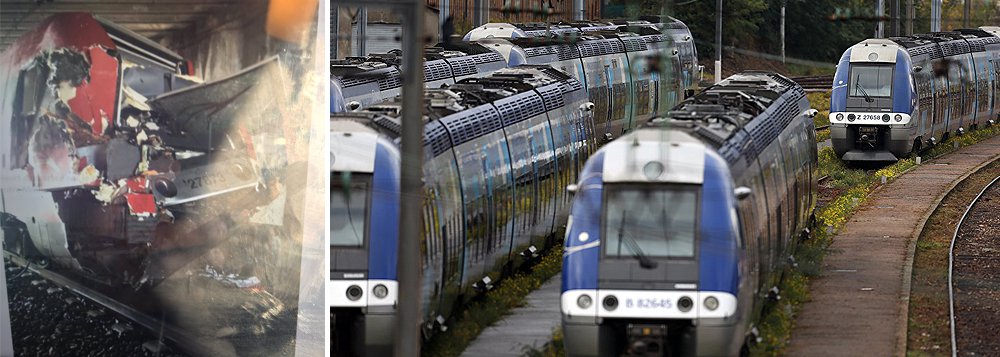 Mais de 200 passageiros estavam a bordo do comboio ferroviário inter-municipal que colidiu com uma árvore e caiu sobre a linha férrea em Hérault, no sul da França, nesta quarta-feira (17); cerca de 60 pessoas ficaram feridas no desastre