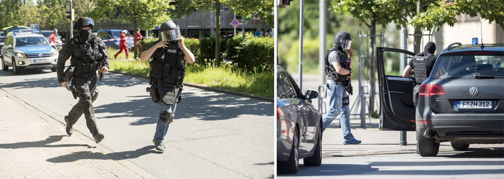 Um homem armado suspeito de abrir fogo em um complexo de cinemas da pequena cidade alemã de Viernheim, perto de Frankfurt, foi morto a tiros depois que a polícia invadiu o local, deixando cerca de 50 feridos