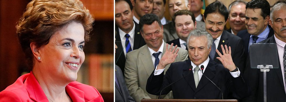 "Uma horda tomou de assalto o poder no Brasil. Corruptos, misóginos, antidemocratas, ricos, brancos (e cristãos) se associaram numa extensa coalizão, passando por cima da Constituição e do Estado de direito", diz o colunista Robson Sávio Reis Souza, professor da PUC-MG; "Independentemente de Dilma voltar ao poder, um número cada vez maior de brasileiros já entende: os golpistas escrevem o presente da nossa história. Têm nome e identidade. Mas não têm, como outrora, o controle total da informação. Portanto, não poderão sufocar a verdade. Não passarão!", afirma