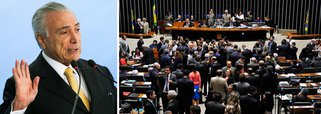 Servidores da Câmara dos Deputados passam a receber a partir desta sexta-feira 29 o reajuste salarial aprovado no início de junho pela própria Casa; o aumento alcançará 20,25% do salário de forma escalonada, em quatro anos, e começa com 5,5%, calculado a partir de 1º de janeiro de 2016; na noite de ontem, o presidente interino também assinou projeto de lei que prevê reajuste de 37% para delegados da Polícia Federal