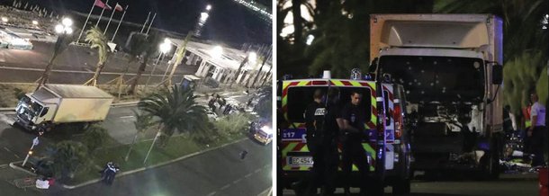 Um ataque com um caminhão na cidade francesa de Nice deixou dezenas de mortos e feridos nesta quinta (14), quando a multidão comemorava o feriado do Dia da Tomada da Bastilha; mais de 80 pessoas morreram e outras dezenas ficaram feridas no que está sendo considerado um novo atendado terrorista; "Caros cidadãos de Nice, parece que o motorista do caminhão causou dezenas de mortes. Permaneçam em suas casas", avisou o prefeito da cidade, Christian Estrosi, pelo Twitter; o presidente francês, François Hollande, está reunido com o seu gabinete
