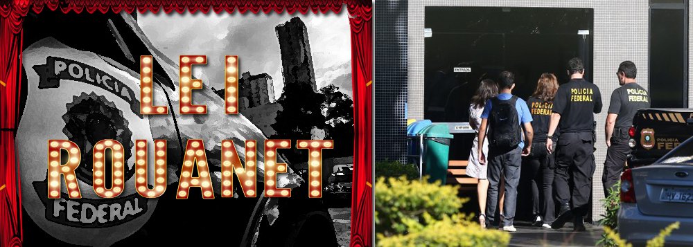 Ao todo, 124 policiais cumprem 37 mandados de busca e apreensão e 14 prisões temporárias, na manhã desta terça-feira; um grupo criminoso teria atuou por quase 20 anos no Ministério da Cultura para aprovação de projetos de R$ 170 milhões; segundo a denúncia, eventos corporativos, shows com artistas famosos em festas privadas para grandes empresas, livros institucionais e até mesmo uma festa de casamento foram custeados com recursos da Lei Rouanet; investigação cita as empresas Bellini Eventos Culturais, Toyota, Scania, KPMG e o escritório de advocacia Demarest; a Lei Rouanet foi criada no governo Fernando Collor (PTC/AL), em 1991, e permite a captação de recursos para projetos culturais por meio de incentivos fiscais para empresas e pessoas físicas