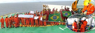 Cúpula da Petrobras e os sindicatos têm travado uma disputa de ideias por apoio dos petroleiros, enquanto a empresa busca evitar uma greve que vem sendo planejada diante do descontentamento com o programa de venda de ativos da companhia e da proposta de reajuste salarial abaixo da inflação; sindicados também trabalham em parceria com outras categorias, com o objetivo de organizar uma greve nacional, contra o governo Michel Temer
