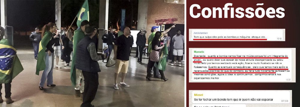 Mídia Ninja teve acesso a diálogos do grupo criado no WhatsApp, intitulado "Invasão CA Sociologia", para articular a "manifestação" contra estudantes no campus da Universidade de Brasília (UnB) no último dia 18; diálogos em que revelam disputas políticas, violência física, chacina e intimidação dos estudantes e professores da universidade, além de preconceitos como homofobia, machismo, racismo e discursos de ódio contra a esquerda; há também ameaças de espancamento a alvos específicos; conscientes de terem agido fora da lei, um deles afirma: “se sair um print daqui, vai todo mundo pra cadeia”; ouça áudios e leia os prints do grupo