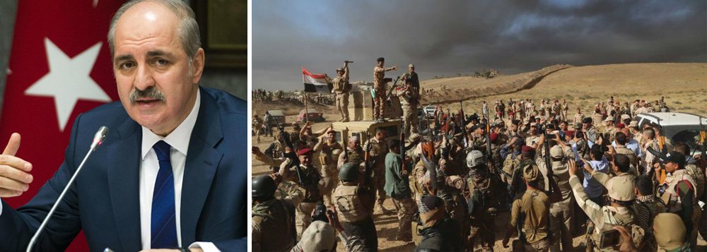 A ofensiva para libertar a cidade iraquiana de Mosul de terroristas do Daesh (Estado Islâmico) pode servir de pretexto para o início de uma nova e catastrófica guerra, declarou o vice-primeiro-ministro da Turquia, Numan Kurtulmus; “A tentativa de transformar a operação para libertar Mosul de terroristas do Daesh num pretexto para uma nova guerra, realizada por terceiros, poderia gerar consequências catastróficas, incluindo a Terceira Guerra", declarou