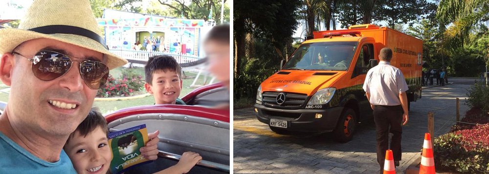 A Divisão de Homicídios da Polícia Civil do Rio de Janeiro investiga a morte de quatro pessoas em um condomínio na Barra da Tijuca; o corpo de uma mulher, identificada pelo Corpo de Bombeiros como Laís K., de 48 anos, foi encontrado dentro de um apartamento no 18º andar; na área externa do prédio, foram recolhidos os corpos de Nabor Oliveira, de 43 anos, e de duas crianças, de 10 e 6 anos