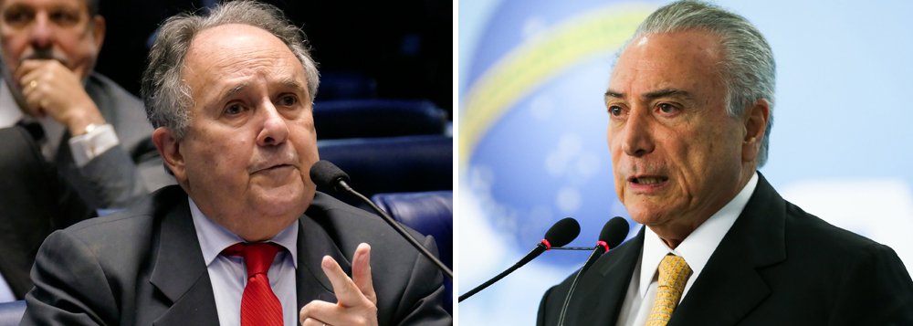 "A suspensão do Programa Brasil Alfabetizado, decretada por Michel Temer e executada pelo ministro que ocupa a pasta da Educação – não é possível chamar Mendonça Filho de ministro da Educação, perdoem – é o estigma de Caim, a merecida homenagem ao sub-Alexandre Frota que Cristovam Buarque se tornou", diz Fernando Brito, editor do Tijolaço