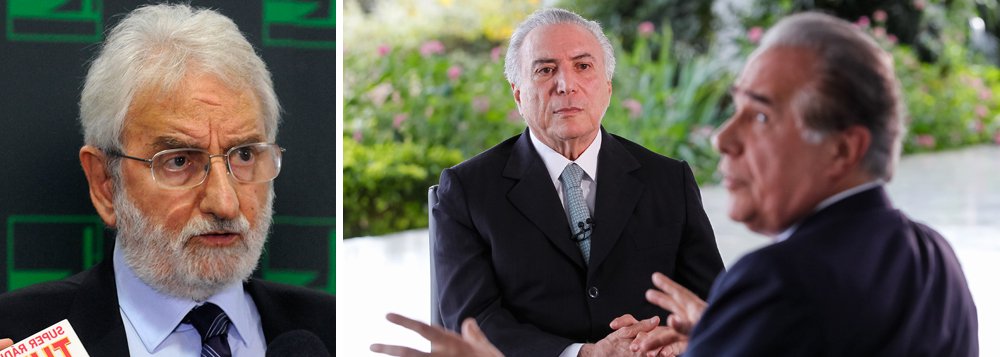 Deputado federal Ivan Valente (Psol-SP) criticou nesta quarta-feira, 22, a operação montada pelas organizações Globo para proteger o presidente interino Michel Temer de críticas na imprensa; segundo Valente, Globo prepara a blindagem total de Temer. "Café da manhã com o imparcial Merval,entrevista c/D'Avila. Tudo íntimo. Nada de questões embaraçosas", diz ele, ao se referir às últimas entrevistas concedidas por Temer a jornalistas da Globo