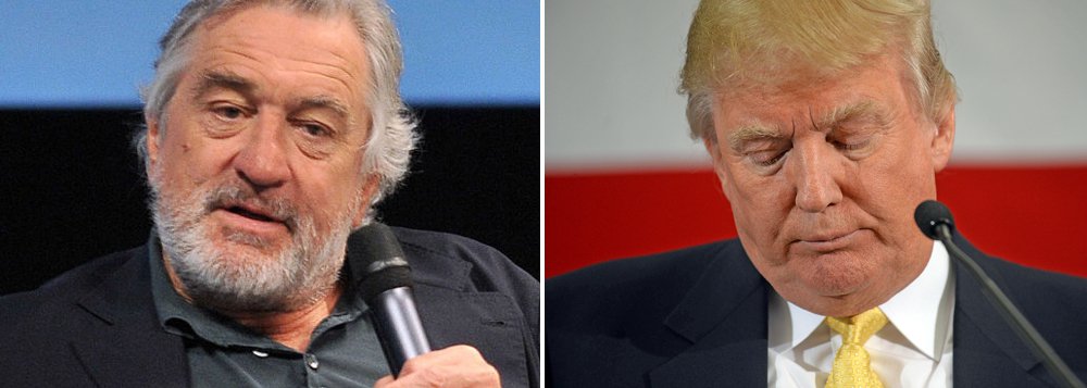 Ator e produtor norte-americano Robert De Niro disse que o candidato republicano à presidência dos EUA, Donald Trump, não deveria disputar as eleições, pois está "totalmente louco"; "Eu não sei, é uma loucura que pessoas como Donald Trump, ele nem deveria estar onde está, então, que Deus nos ajude", disse De Niro; "O que ele tem dito é totalmente louco, ridículo ... ele é totalmente maluco", completou; Trump tem gerado polêmica com uma série de declarações inflamadas sobre sua principal oponente Hillary Clinton, armas, mexicanos, muçulmanos e veteranos de guerra, entre outros