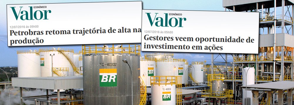 Alvo de uma intensa campanha midiática durante o processo de impeachment, e vendida para a opinião pública como a empresa mais endividada do mundo, a Petrobras agora é a bola da vez nos mercados; o motivo: o que antes era dívida cada vez mais é produção; nos últimos meses, a estatal tem batido recordes de extração no pré-sal, num momento de recuperação dos preços do petróleo; retomada da companhia tornará ainda mais polêmica a promessa do interino Michel Temer de abrir para empresas estrangeiras a exploração da sexta maior reserva de petróleo do mundo, que é o pré-sal