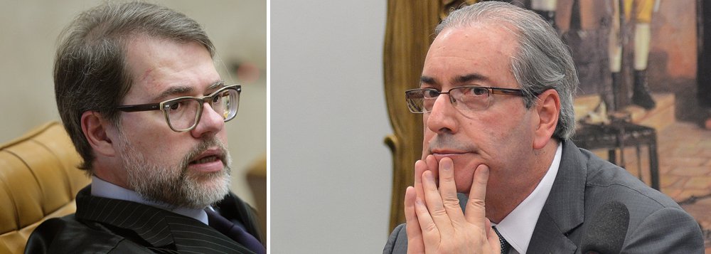 Com a cassação do mandato do deputado Eduardo Cunha (PMDB-RJ), o ministro Dias Toffoli, do Supremo Tribunal Federal, enviou um dos inquéritos abertos contra o ex-parlamentar à Justiça comum do Rio de Janeiro; as investigações tratam de suspeitas de que Cunha recebeu dinheiro de contratos superfaturados do laboratório de Furnas, no Rio; Toffoli determinou a baixa de um inquérito não relacionado diretamente com a “Lava Jato”; o documento é mais uma decorrência da delação premiada do ex-senador Delcídio do Amaral