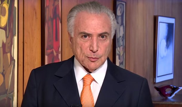 Michel Temer nega que trabalhadores demitidos sem justa causa perderão o direito ao saque do benefício; "De vez em quando se divulgou que quem tivesse perdido o emprego por despedida injusta não poderia sacar os valores do FGTS. Não é verdade. Não há nenhum pensamento a respeito dessa matéria no governo. O FGTS continuará a exercer o seu papel, como vem exercendo ao longo do tempo", disse, em vídeo gravado para o aniversário de 50 anos do Fundo