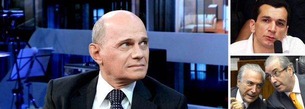 O jornalista Ricardo Boechat criticou nesta terça (28) o encontro do presidente interino Michel Temer com o presidente afastado da Câmara Eduardo Cunha (PMDB-RJ); “Numa boa, presidente Temer, por que esse encontro se deu clandestinamente numa noite de domingo?”, indagou o jornalista; para ele, o encontro não teria nenhuma intenção de discutir o “quadro político”, como foi informado pelo Planalto, mas representava “encontro de aliados”