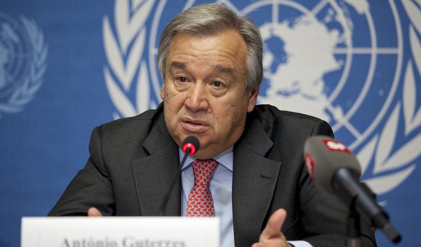 Ex-primeiro-ministro de Portugal, António Guterres está no caminho de se tornar o próximo secretário-geral da Organização das Nações Unidas (ONU); nenhum dos membros do Conselho de Segurança da entidade com poder de veto votou contra ele em uma sexta votação secreta nesta quarta-feira, 5, disseram diplomatas; o próximo secretário-geral da ONU substituirá o sul-coreano Ban Ki-moon, que está em seu último ano de mandato no cargo