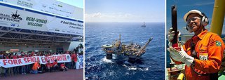 No momento em que o Congresso discute a abertura do pré-sal a estrangeiros, um relatório mensal da Organização dos Países Exportadores de Petróleo (Opep), divulgado nesta quarta-feira 10, elevou a previsão para a produção da commodity no Brasil para este ano; expectativa de produção média brasileira subiu para 3,11 milhões de barris/dia, uma elevação de 10 mil barris diários de petróleo (BPD); já para 2017, a entidade prevê um aumento expressivo de produção no Brasil, de 260 mil barris diários; trata-se do maior volume entre todos os países produtores de fora do cartel; entidades do setor no País são totalmente contrárias à proposta do governo interino, de abrir a exploração do pré-sal a companhias estrangeiras