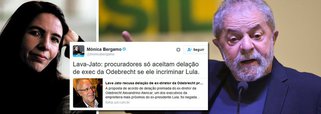 Ao postar no Twitter reportagem da Folha de S. Paulo desta terça-feira 11, que afirma que a Lava Jato recusou a delação de ex-diretor da Odebrecht Alexandrino Alencar, próximo de Lula, a colunista do jornal dá explicita a verdadeira intenção dos investigadores: "Lava-Jato: procuradores só aceitam delação de exec da Odebrecht se ele incriminar Lula"