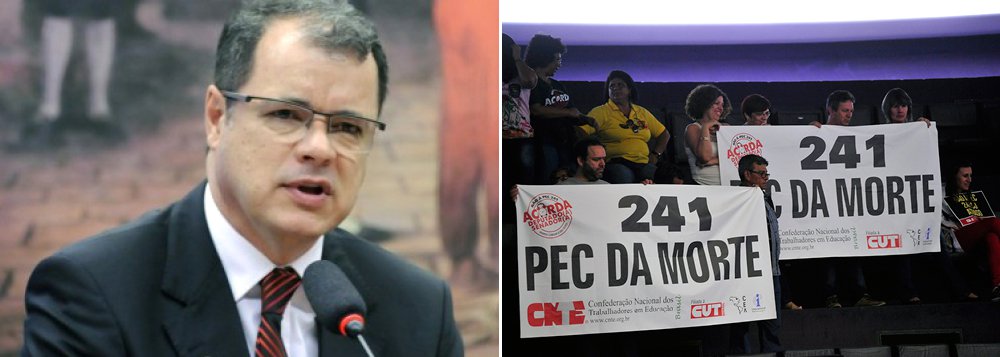 Para a Associação dos Magistrados Brasileiros (AMB), presidida por João Ricardo Costa, a aprovação da Proposta de Emenda à Constituição que congela por 20 anos os gastos públicos do Brasil irá "ferir a autonomia entre os Poderes"; no entendimento da associação, a aprovação da medida é "uma punição à sociedade, quando impõe aos cidadãos um regime fiscal severo com o intuito de pagar uma conta que chegou devido a anos de corrupção"