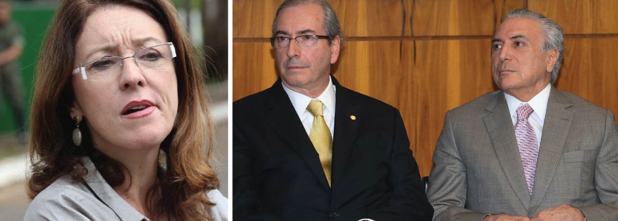 A jornalista Helena Chagas, do site "Os Divergentes", afirma que o presidente interino Michel Temer atua para "tentar acalmar" o presidente afastado da Câmara, Eduardo Cunha; segundo ela, "Michel vai ter que se equilibrar entre a cruz de uma delação detonadora de Cunha e a caldeirinha que transformará em carvão todo aquele que tentar salvá-lo no plenário da Câmara"; "Ou seja, vai ter que receber, conversar e tentar acalmar o companheiro peemedebista. Este é o verdadeiro desafio a colocar em prova o decantado talento político do presidente interino", ressalta