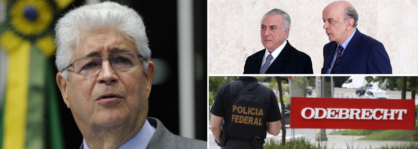 "Não há dúvida que o Brasil resiste à denúncia da Odebrecht. O que não deve resistir é à proposta da selvageria do liberalismo. Felizmente!", postou o senador no Twitter neste domingo 30, fazendo referência à frase atribuída ao juiz Sérgio Moro pela revista Veja; "É triste e inimagináveis as razões que levam o congresso nacional a aderir a predação proposta pelo Meireles e o capital financeiro. A proposta de congelamento de gastos acompanhada da liberação para pagamento de juros da dívida não auditada é uma regressão à barbárie", critica Requião; ele comenta ainda a denúncia da Odebrecht contra José Serra: "Para mim é bem claro que um sujeito com vocação de ministro das relações exteriores tenha recebido um Pixuleco fora do Brasil. LÓGICO!"