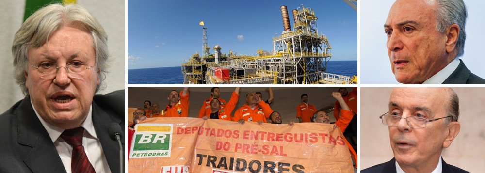 Doutor em Energia pelo MIT, professor da USP e ex-diretor da Petrobras, Ildo Sauer fez um longo discurso explicativo e crítico à mudança de regras na exploração do pré-sal pelo governo Temer e por José Serra ao site Nocaute; segundo ele, a nova regra "está abrindo nossas fronteiras, nossas entranhas, para que os grupos que não têm mais acesso ao petróleo em lugar nenhum do mundo tenham aqui. Em nome de migalhas para as elites políticas"; para ele, "o pré-sal poderia de fato significar a emancipação e a autonomia do povo brasileiro" e o "processo de subserviência [da Petrobras] a interesses internacionais precisa ser parado"; "É preciso que se tomem medidas judiciais, mas acima de tudo que a população vá às ruas para reivindicar a sua riqueza", defende; assista aos vídeos