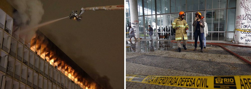 Os órgãos da administração central da Universidade Federal do Rio de Janeiro (UFRJ) estão funcionando em locais provisórios, devido ao incêndio que atingiu o oitavo andar do prédio da reitoria, na Ilha do Fundão, há uma semana; os cursos realizados no prédio da reitoria também devem ser realocados; por enquanto, as aulas estão suspensas até o próximo dia 21
 