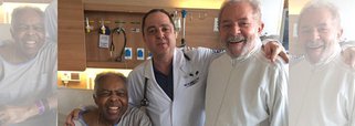 Ex-presidente teve um encontro nesta segunda-feira 5 com Gilberto Gil, que está internado desde o último dia 30 no hospital paulista por insuficiência renal; o cantor está sendo cuidado pela equipe do cardiologista Roberto Kalil Filho, que também trata de Lula