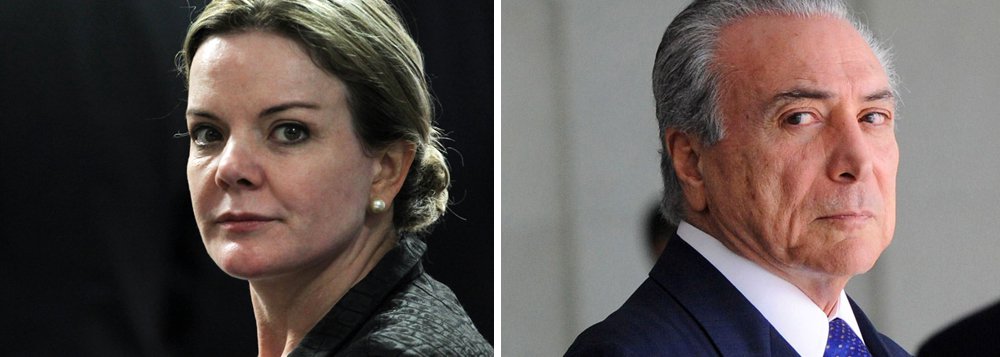 "Na defesa da PEC 241, que vai impor aos próximos cinco presidentes da República uma drástica limitação no uso do orçamento, o governo de Michel Temer iniciou uma intensa campanha nos meios de comunicação e nas redes sociais, com o objetivo de associar a situação do Brasil a de qualquer família brasileira", diz a senadora Gleisi Hoffmann (PT-PR); "Eu me pergunto, o que aconteceria se todos os brasileiros resolvessem poupar, economizar a maior parte do dinheiro que recebem e não comprassem mais nada? Será que a economia iria crescer? Numa simples avaliação, grande parte das lojas e empresas não teriam para quem vender. Em consequência, os trabalhadores seriam demitidos, deixariam de receber os salários e não teriam mais dinheiro para comprar nada"