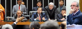 O presidente da Câmara, Rodrigo Maia (DEM-RJ), está sendo pressionado por deputados da oposição a ler o parecer que recomenda a cassação do deputado afastado Eduardo Cunha (PMDB-RJ), ex-presidente da Casa; vários deputados da oposição ameaçaram até  impedir ou atrasar as votações no plenário até que o processo de Cunha fosse submetido à votação no plenário; nesta nesta terça (2), em resposta ao apelo do líder da Rede, deputado Alessandro Molon (RJ), o presidente da Câmara informou que poderá ler o parecer na próxima segunda (8), no plenário da Casa